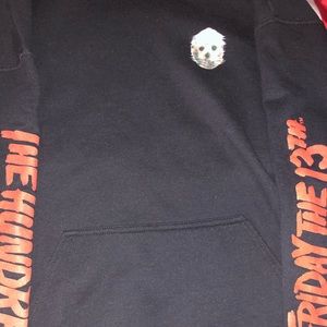 The Hundreds X Friday the Thirteenth Black hoodie